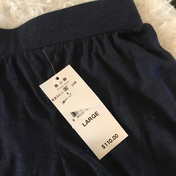 New Three Dots Off The Shoulder Flowy Top Tencel - Picture 3 of 7